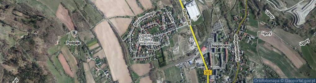 Zdjęcie satelitarne Sienkiewicza Henryka ul.